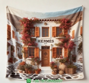 Hermes Throw Blankets
